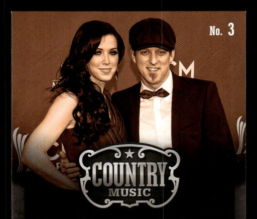 Thompson Square 2014 Panini Country Music Back of Card