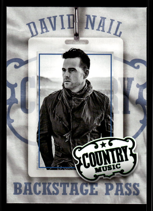 David Nail 2014 Panini Country Music Front of Card