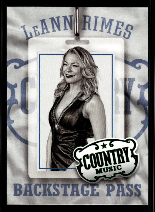 LeAnn Rimes 2014 Panini Country Music Front of Card