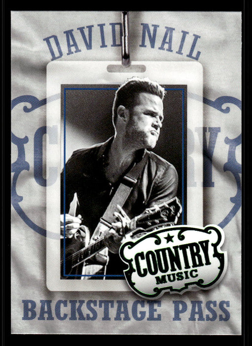 David Nail 2014 Panini Country Music Front of Card