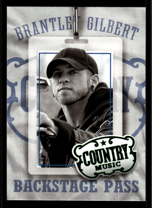 Brantley Gilbert 2014 Panini Country Music Front of Card