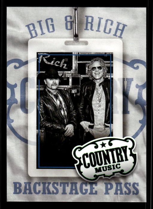 Big & Rich 2014 Panini Country Music Front of Card