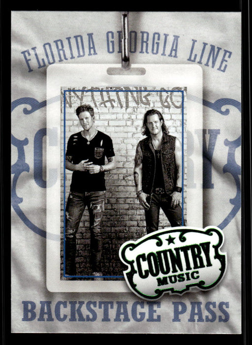 Florida Georgia Line 2014 Panini Country Music Front of Card