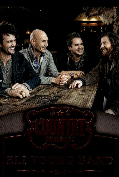 Eli Young Band 2014 Panini Country Music Front of Card