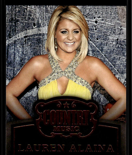 Lauren Alaina 2014 Panini Country Music Front of Card