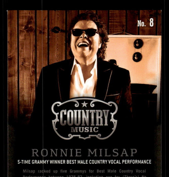 Ronnie Milsap 2014 Panini Country Music Back of Card