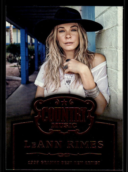 LeAnn Rimes 2014 Panini Country Music Front of Card