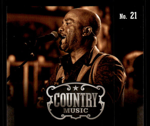 Darius Rucker 2014 Panini Country Music Back of Card