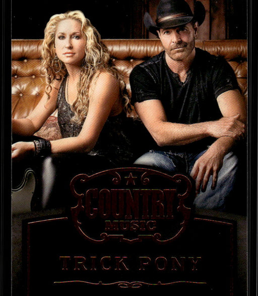 Trick Pony 2014 Panini Country Music Front of Card