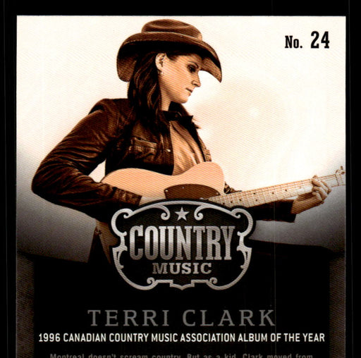 Terri Clark 2014 Panini Country Music Back of Card