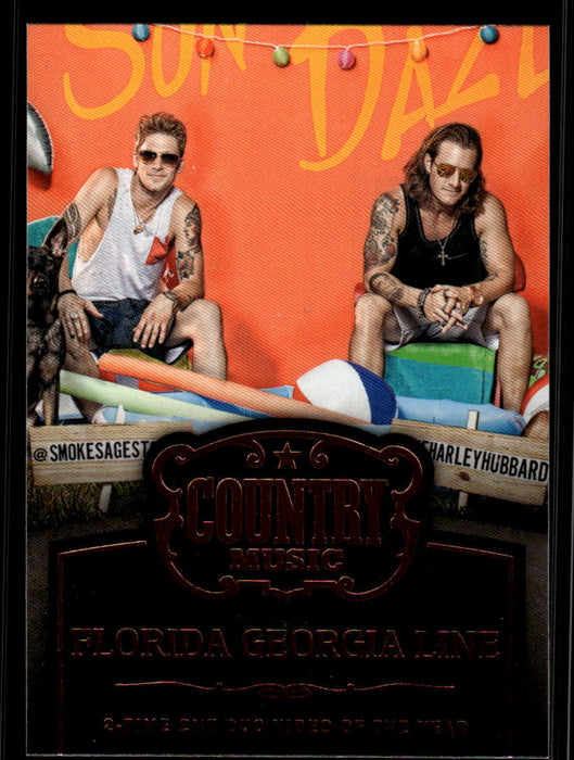 Florida Georgia Line 2014 Panini Country Music Front of Card