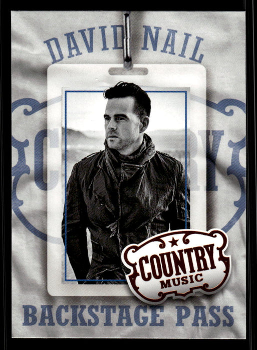 David Nail 2014 Panini Country Music Front of Card