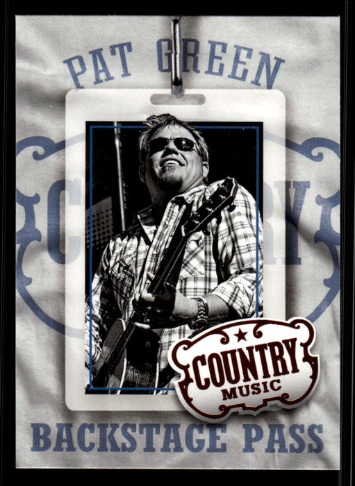 Pat Green 2014 Panini Country Music Front of Card