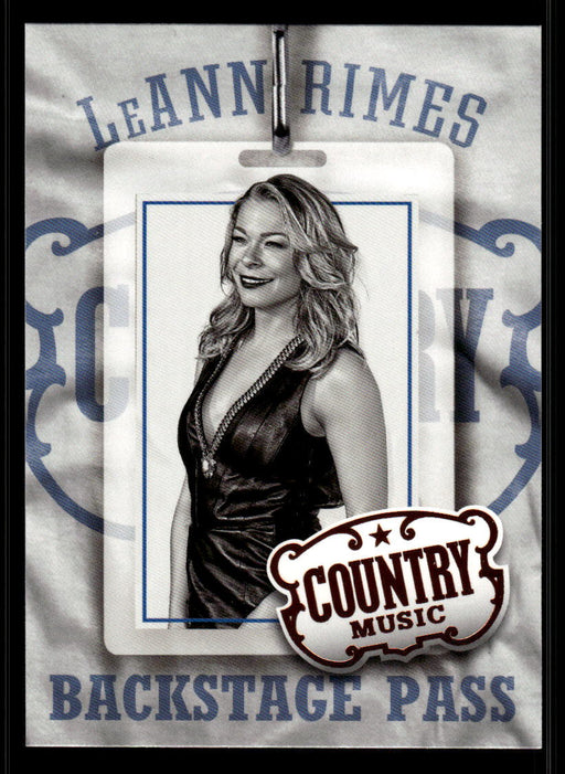 LeAnn Rimes 2014 Panini Country Music Front of Card