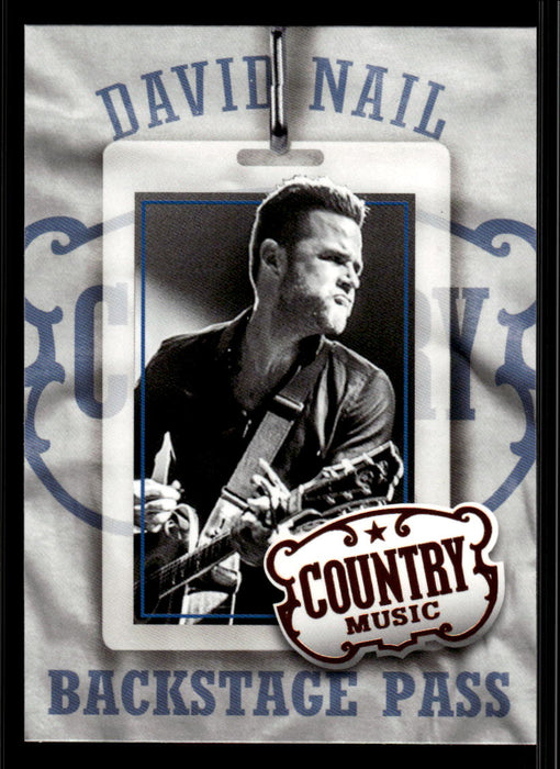 David Nail 2014 Panini Country Music Front of Card