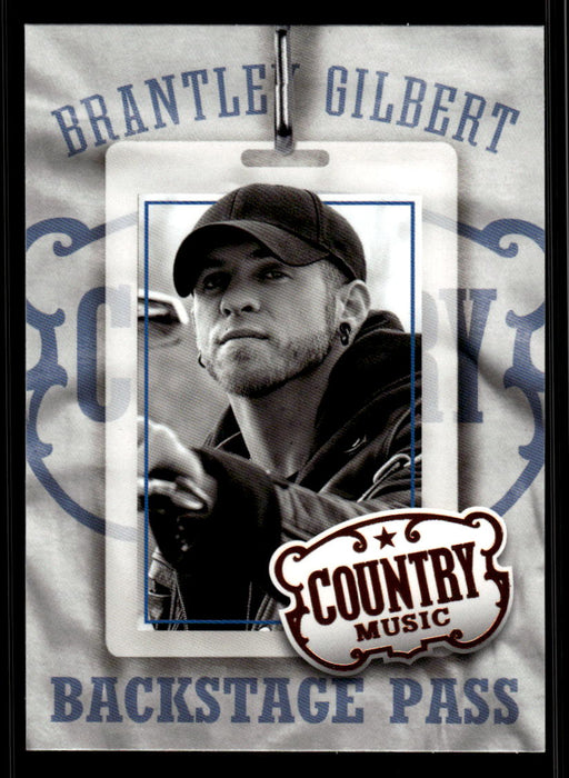 Brantley Gilbert 2014 Panini Country Music Front of Card