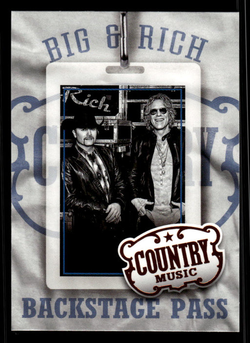 Big & Rich 2014 Panini Country Music Front of Card