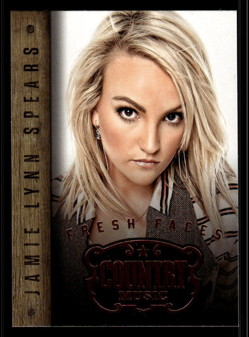 Jamie Lynn Spears 2014 Panini Country Music Front of Card