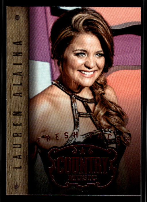 Lauren Alaina 2014 Panini Country Music Front of Card