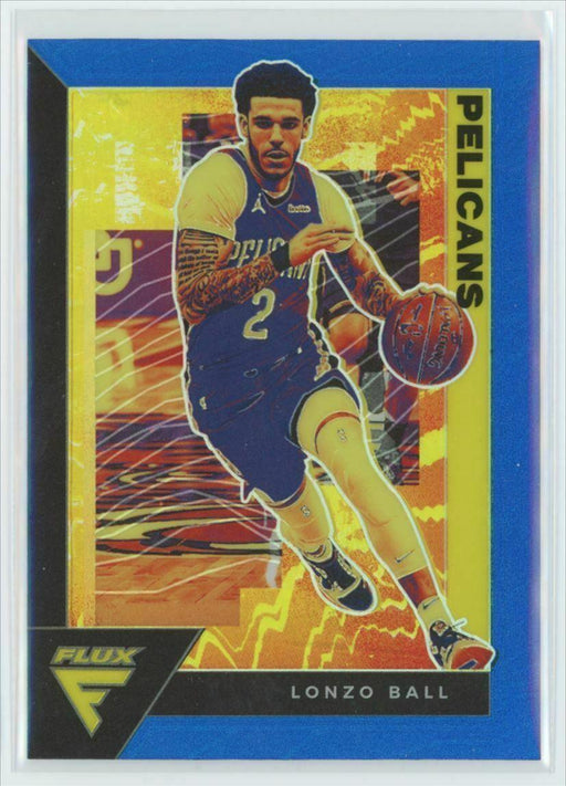 2020-21 Panini Flux #111 Lonzo Ball New Orleans Pelicans Light Blue Prizm - Collectible Craze America