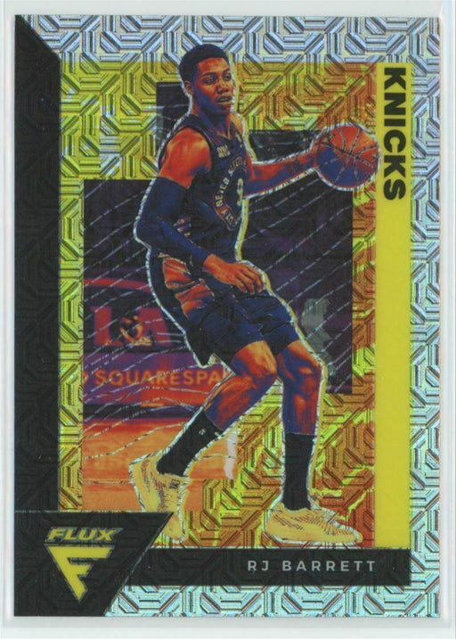 2020-21 Panini Flux #116 RJ Barrett New York Knicks Silver Mojo Prizm - Collectible Craze America