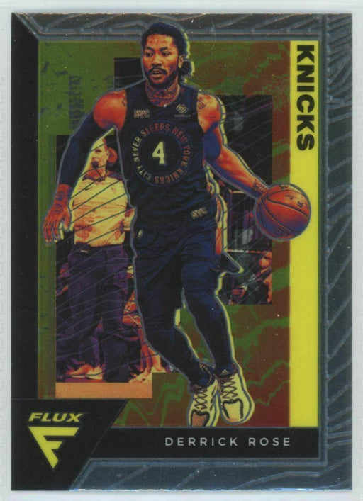 2020-21 Panini Flux #119 Derrick Rose New York Knicks - Collectible Craze America