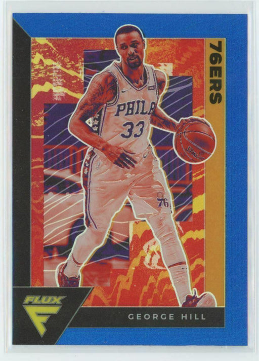 2020-21 Panini Flux #136 George Hill Philadelphia 76ers Light Blue Prizm - Collectible Craze America