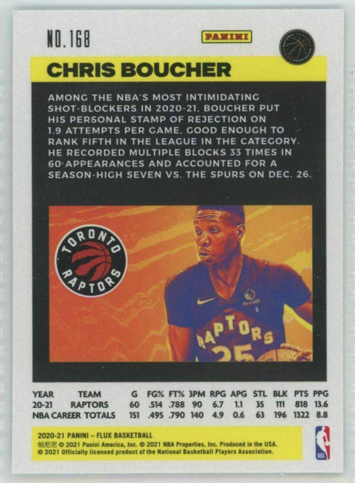 2020-21 Panini Flux #168 Chris Boucher Toronto Raptors - Collectible Craze America