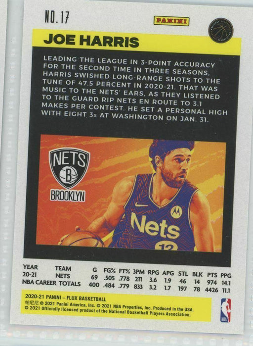 2020-21 Panini Flux #17 Joe Harris Brooklyn Nets - Collectible Craze America