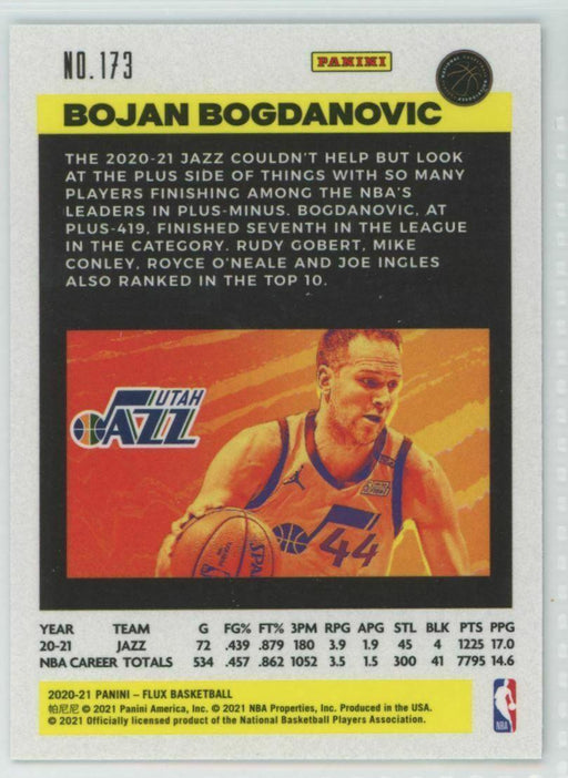 2020-21 Panini Flux #173 Bojan Bogdanovic Utah Jazz - Collectible Craze America