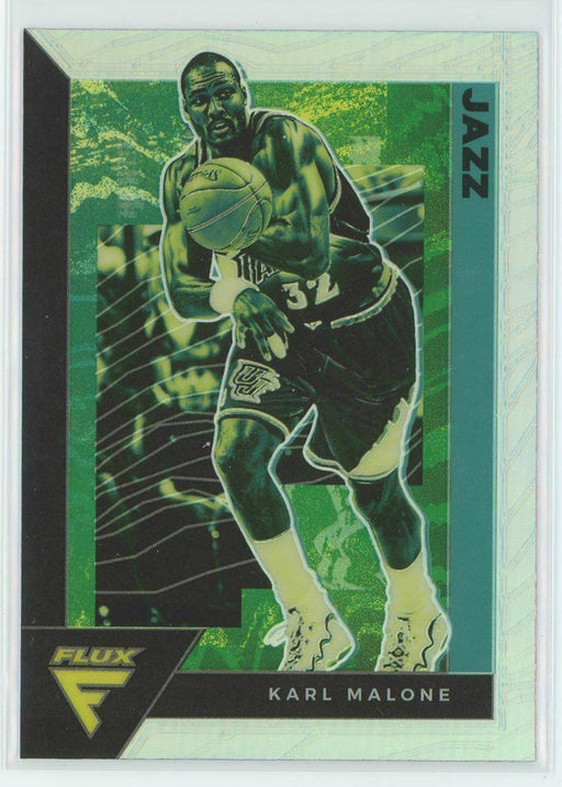 2020-21 Panini Flux #188 Karl Malone Utah Jazz Silver Prizm - Collectible Craze America