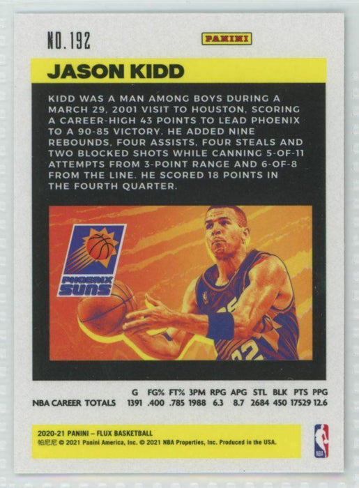 2020-21 Panini Flux #192 Jason Kidd Phoenix Suns - Collectible Craze America