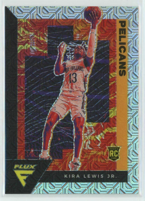 2020-21 Panini Flux #220 Kira Lewis Jr. RC New Orleans Pelicans Silver Mojo - Collectible Craze America