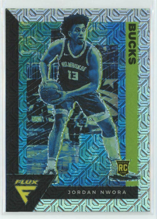 2020-21 Panini Flux #237 Jordan Nwora RC New York Knicks Silver Mojo Prizm - Collectible Craze America