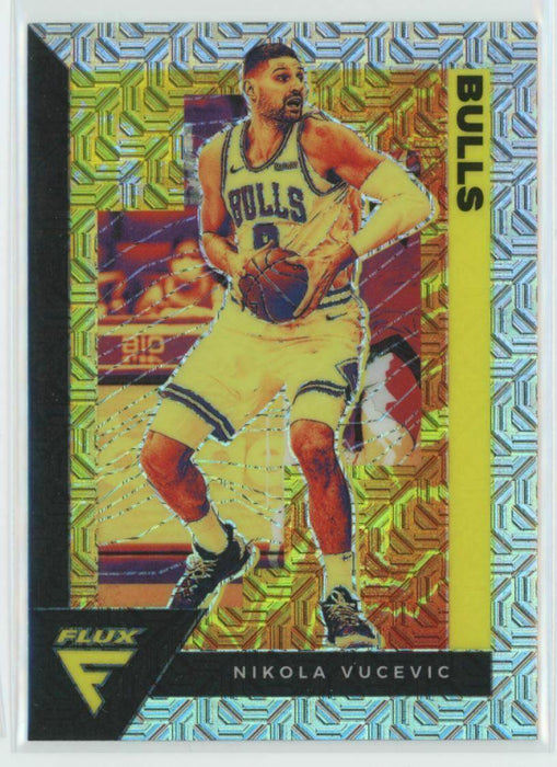 2020-21 Panini Flux #25 Nikola Vucevic Chicago Bulls Silver Mojo Prizm - Collectible Craze America