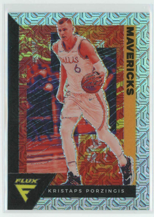 2020-21 Panini Flux #38 Kristaps Porzingis Dallas Mavericks Silver Mojo Prizm - Collectible Craze America