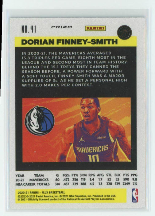 2020-21 Panini Flux #41 Dorian Finney-Smith Dallas Mavericks Light Blue Prizm - Collectible Craze America