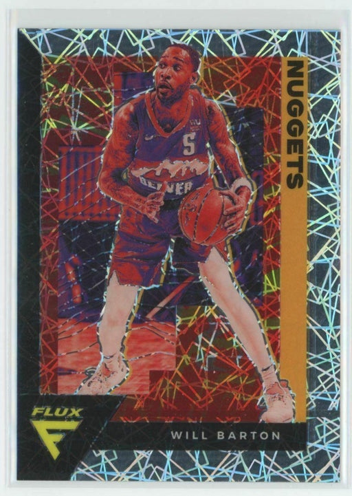 2020-21 Panini Flux #47 Will Barton Denver Nuggets Laser Prizm - Collectible Craze America