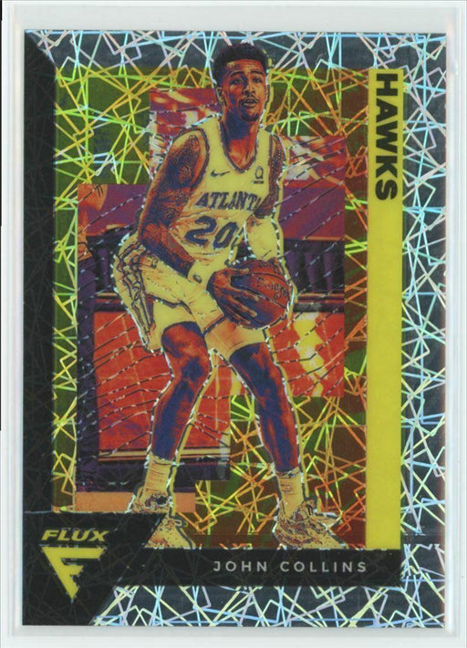 2020-21 Panini Flux #5 John Collins Atlanta Hawks Laser Prizm - Collectible Craze America