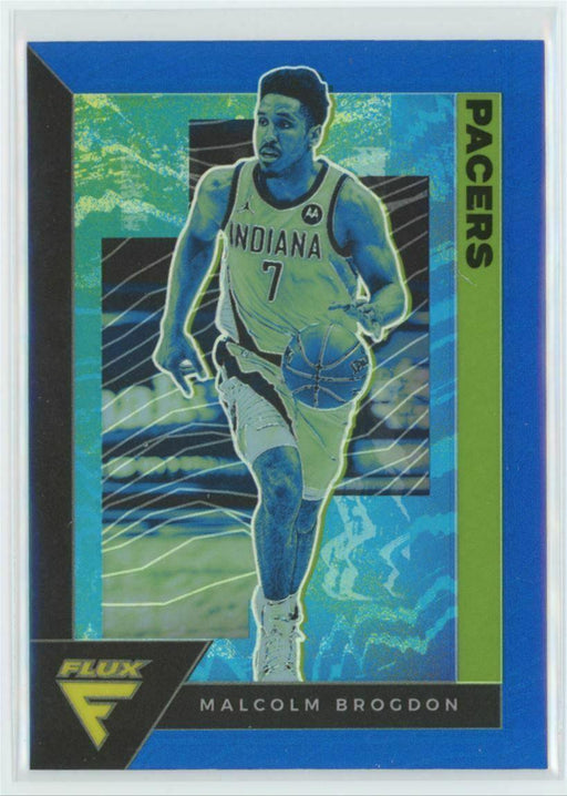 2020-21 Panini Flux #67 Malcolm Brogdon Indiana Pacers Light Blue Prizm - Collectible Craze America