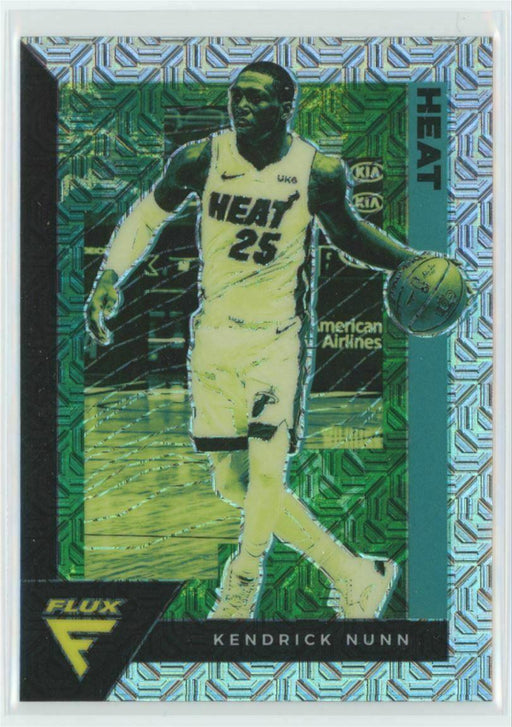 2020-21 Panini Flux #92 Kendrick Nunn Miami Heat Silver Mojo Prizm - Collectible Craze America