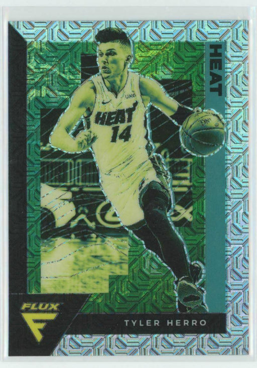 2020-21 Panini Flux #95 Tyler Herro Miami Heat Silver Mojo Prizm - Collectible Craze America