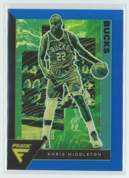 2020-21 Panini Flux #98 Khris Middleton Milwaukee Bucks Light Blue Prizm - Collectible Craze America