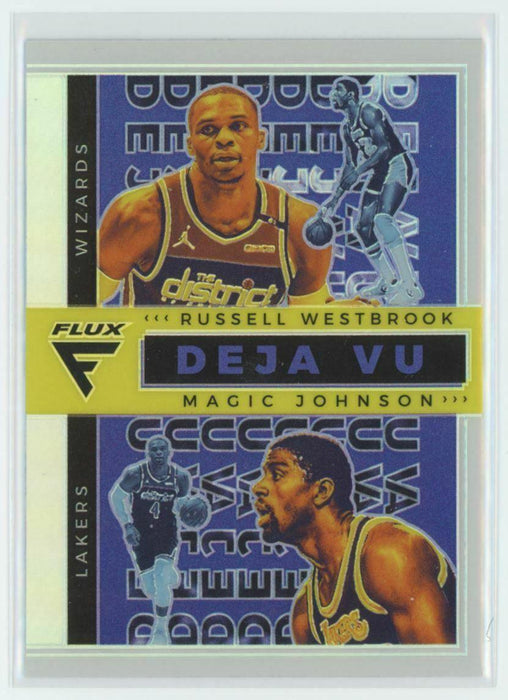 2020-21 Panini Flux Deja Vu #5 Russell Westbrook/Magic Johnson - Collectible Craze America