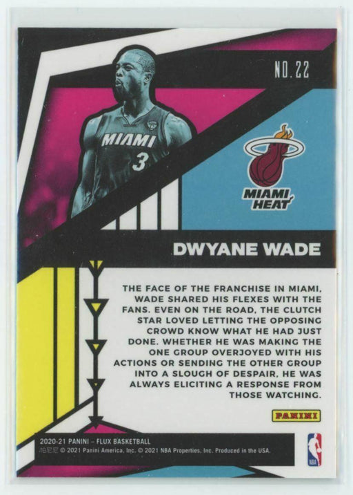 2020-21 Panini Flux Flux Appeal #22 Dwyane Wade Miami Heat - Collectible Craze America