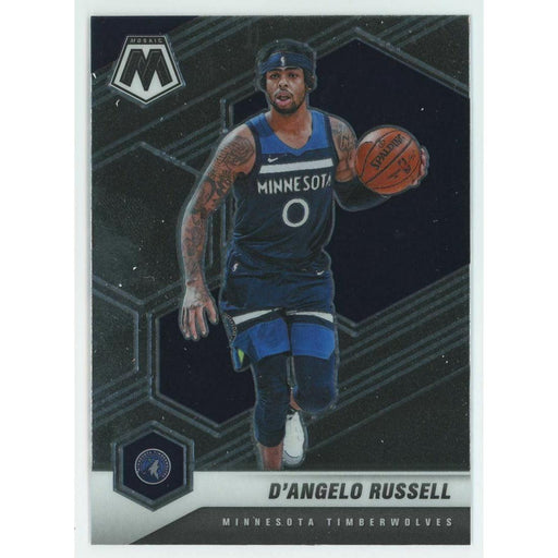 2020-21 Panini Mosaic Basketball #147 D'Angelo Russell Minnesota Timberwolves - Collectible Craze America