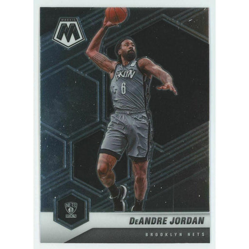 2020-21 Panini Mosaic Basketball #153 DeAndre Jordan Brooklyn Nets - Collectible Craze America