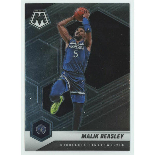 2020-21 Panini Mosaic Basketball #162 Malik Beasley Minnesota Timberwolves - Collectible Craze America