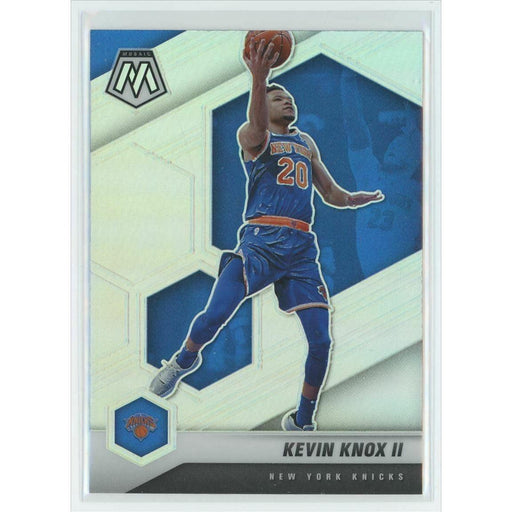 2020-21 Panini Mosaic Basketball #181 Kevin Knox II New York Knicks Silver Prizm - Collectible Craze America