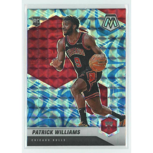 2020-21 Panini Mosaic Basketball #206 Patrick Williams RC Chicago Bulls Blue - Collectible Craze America